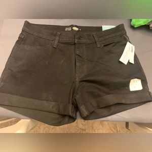 Old Navy black denim shorts